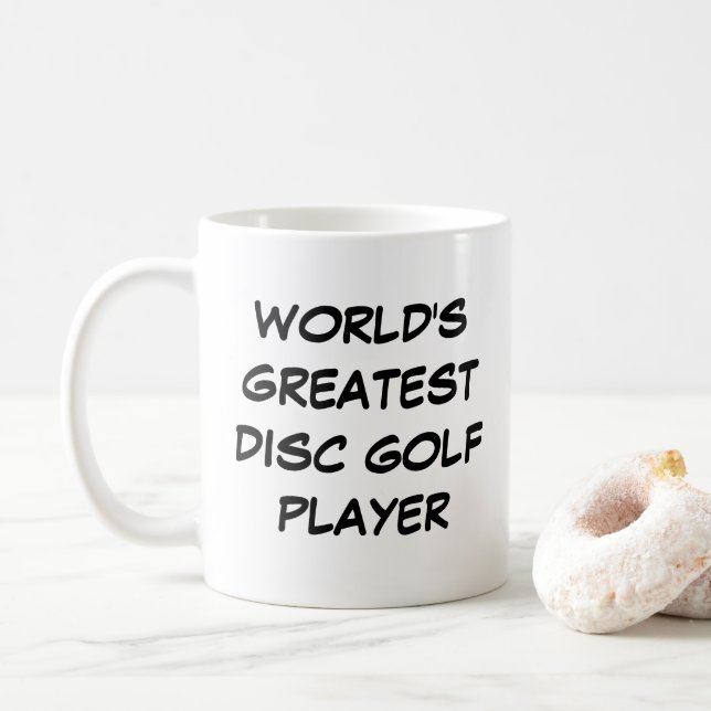 "World's Greatest Disc Golf Player" Mug (With Donut)