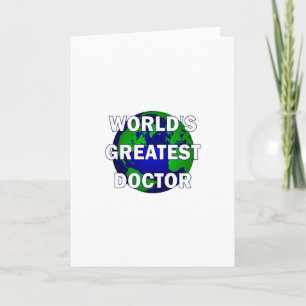 World's Greatest Doctor Card