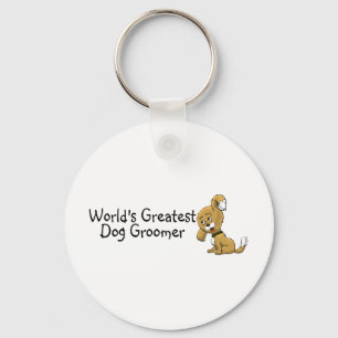 Worlds Greatest Dog Groomer Key Ring