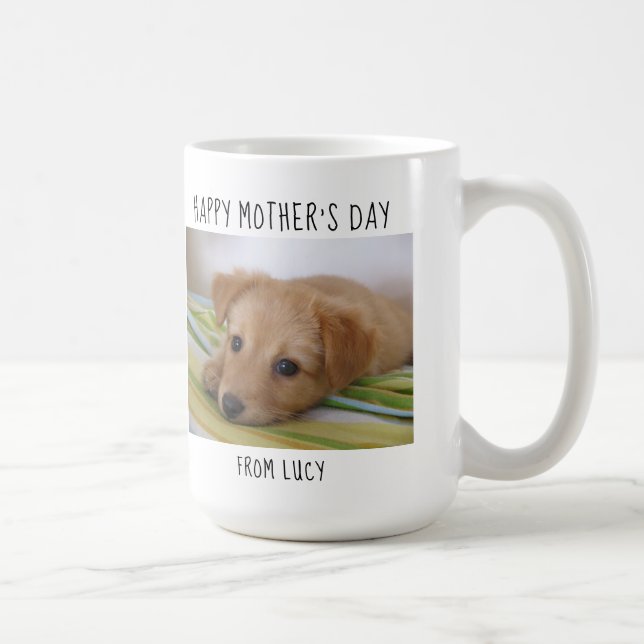 World's Greatest Dog Mum - Happy Mother's Day Coffee Mug (Right)