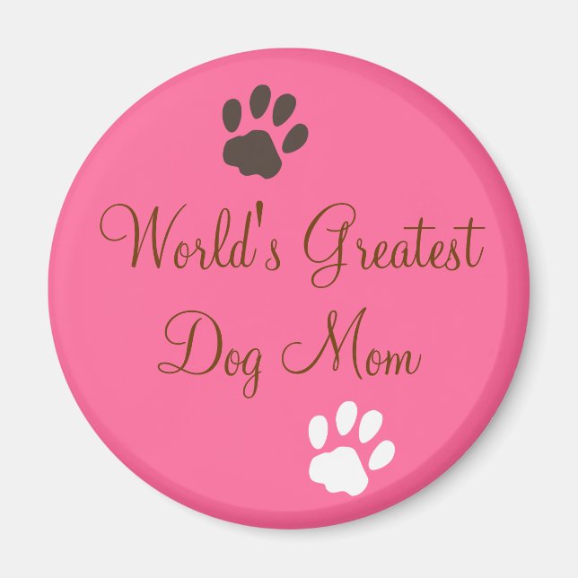 World's Greatest Dog Mum Magnet (Front)