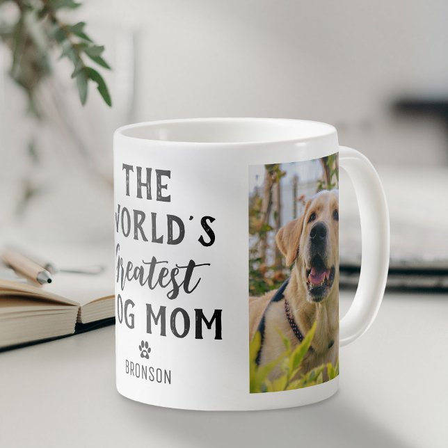 World's Greatest Dog Mum Personalised Photo Coffee Mug (Creator Uploaded)
