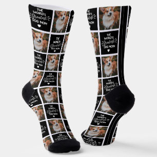 World's Greatest Dog Mum Picture Socks