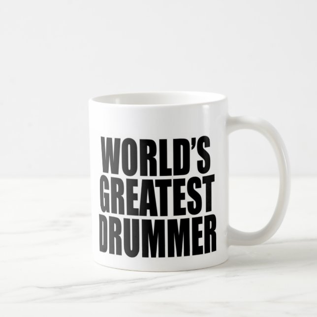 World's Greatest Drummer Coffee Mug (Right)