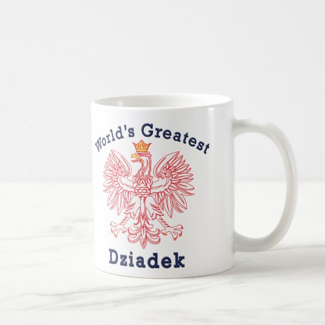 World's Greatest Dziadek Eagle Coffee Mug (Right)