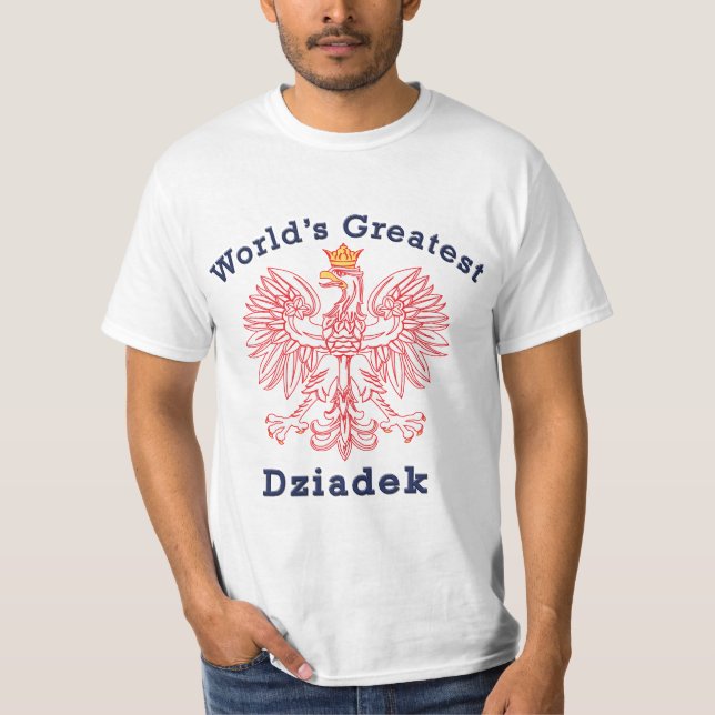 World's Greatest Dziadek Eagle T-Shirt (Front)