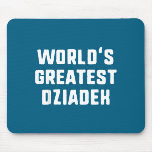 World's Greatest Dziadek Funny Family Mouse Pad