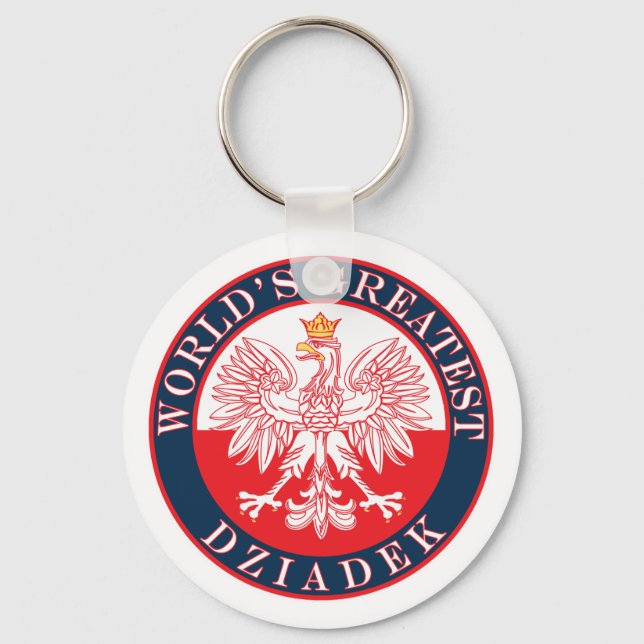 World's Greatest Dziadek Key Ring (Front)