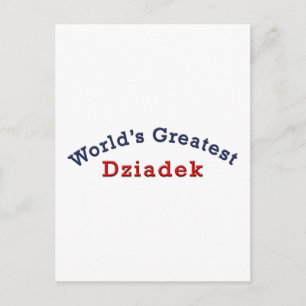 World's Greatest Dziadek Postcard