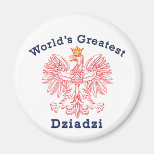 World's Greatest Dziadzi Eagle Magnet