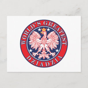 World's Greatest Dziadzia Postcard