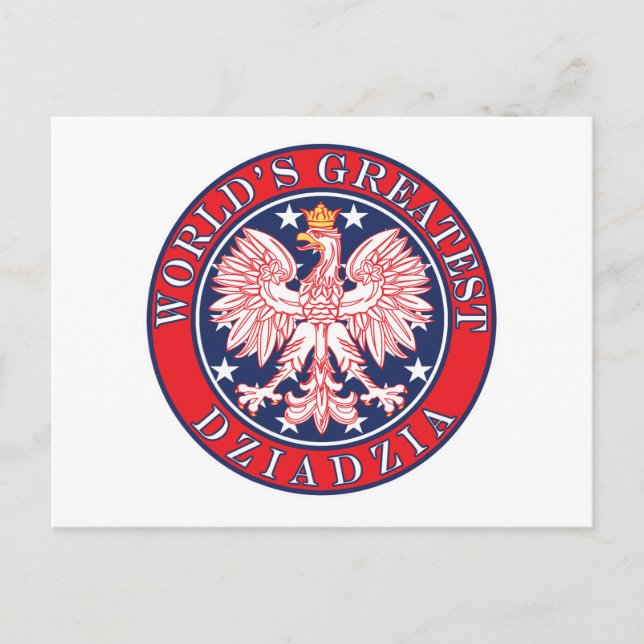 World's Greatest Dziadzia Postcard (Front)