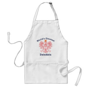 World's Greatest Dziadziu Red Eagle Standard Apron