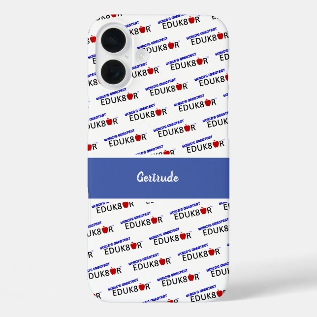 World's Greatest Educator Case-Mate iPhone Case (Back)