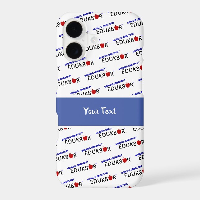 World's Greatest Educator iPhone Case (Back)