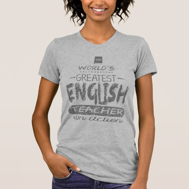 World's Greatest English Teacher T-Shirt (Front)