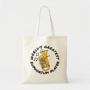World's Greatest Euphonium Player, Brass Musician Tote Bag