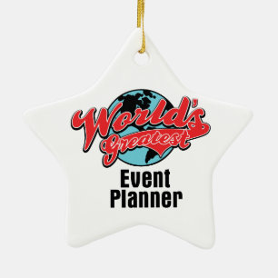 Worlds Greatest Event Planner Ceramic Tree Decoration