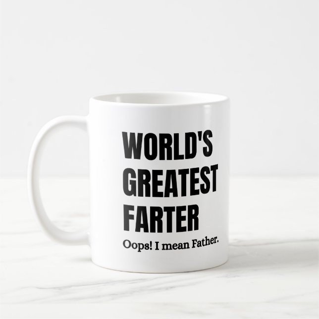 World's Greatest Farter Coffee Mug (Left)