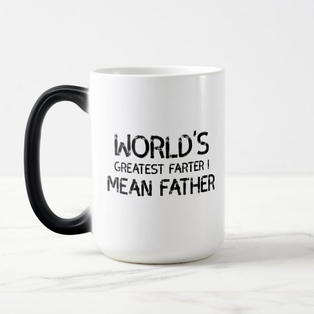 World's Greatest Farter Father's Day Magic Mug (Left)