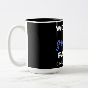 World's Greatest Farter I Mean Father Two-Tone Coffee Mug
