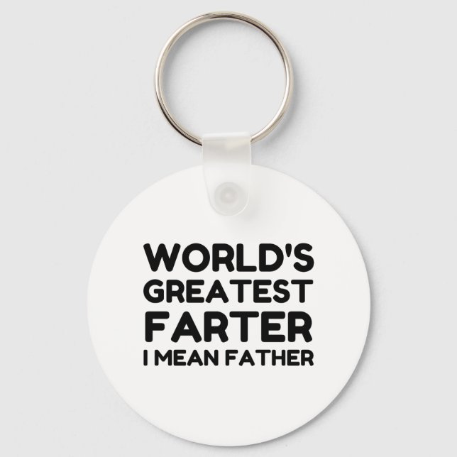 World's Greatest Farter Key Ring (Front)