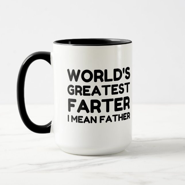 Worlds Greatest Farter Mug (Left)