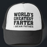 World's Greatest Farter Trucker Hat<br><div class="desc">World's Greatest Farter I Mean Father</div>