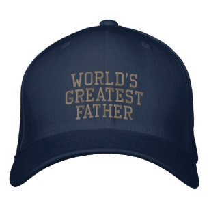 World's Greatest Father Embroidered Hat
