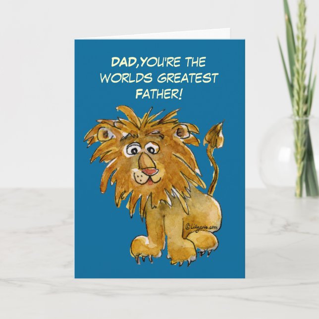 Worlds Greatest Fathers Day Card (Front)