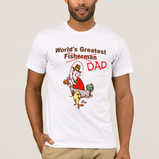 World's Greatest Fisherman Dad T-Shirt