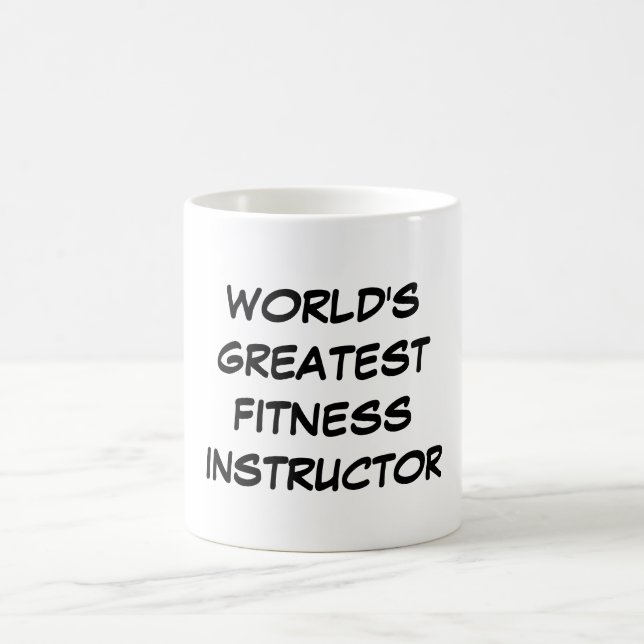 "World's Greatest Fitness Instructor" Mug (Center)