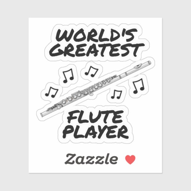 World's Greatest Flute Player, Flautist Funny (Sheet)