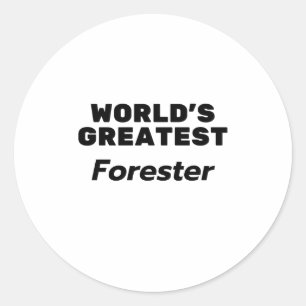 World's greatest Forester Classic Round Sticker