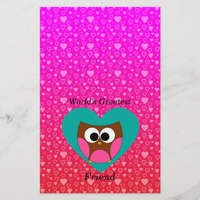 Worlds greatest friend owl (Front)