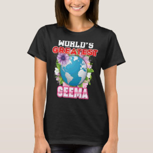 World's Greatest Geema On Earth Proud Mother Day   T-Shirt