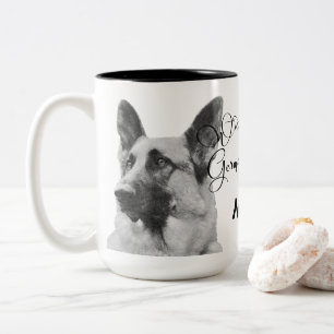 World's Greatest German Shepherd Mum Two-Tone Coffee Mug
