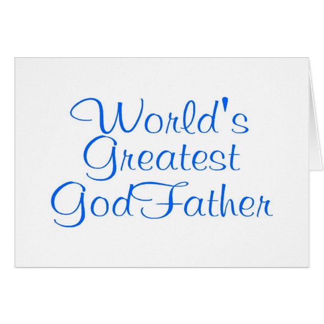 Worlds Greatest GodFather (Front Horizontal)