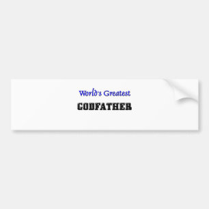 World's Greatest Godfather Bumper Sticker