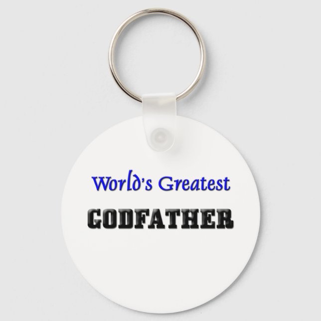 World's Greatest Godfather Key Ring (Front)