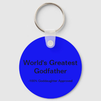 World's Greatest Godfather Key Ring