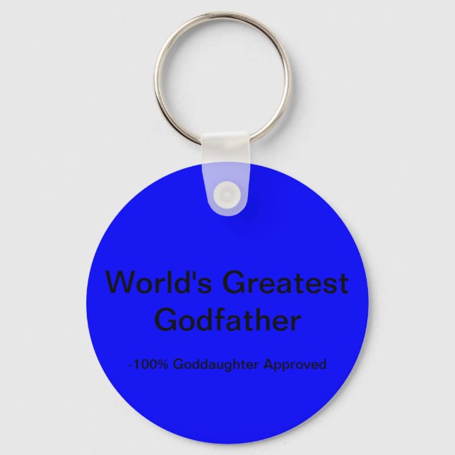 World's Greatest Godfather Key Ring (Front)