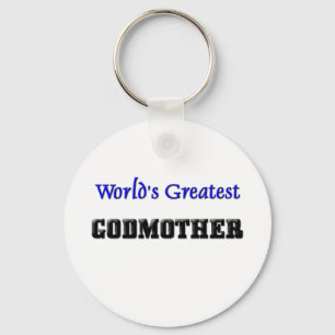 World's Greatest Godmother Key Ring
