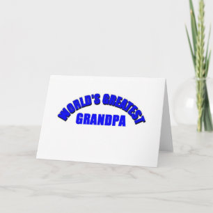 World's Greatest Gradpa Card