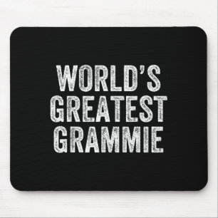 World's Greatest Grammie Funny Grandma Joke Mother Mouse Pad