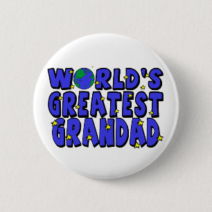 World's Greatest Grandad 6 Cm Round Badge