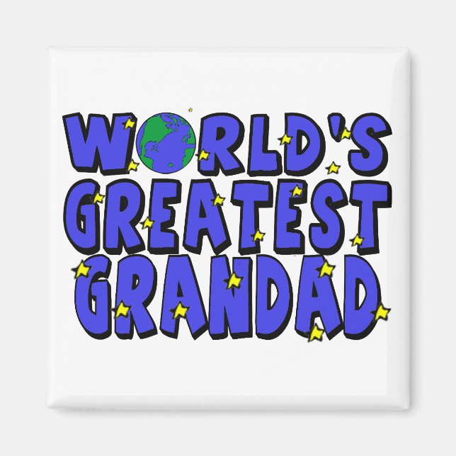 World's Greatest    Grandad Magnet (Front)