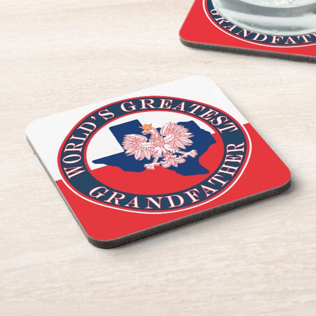 World's Greatest Grandfather Coaster (Left Side)