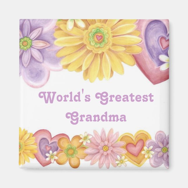 World's Greatest Grandma 1 Magnet (Front)