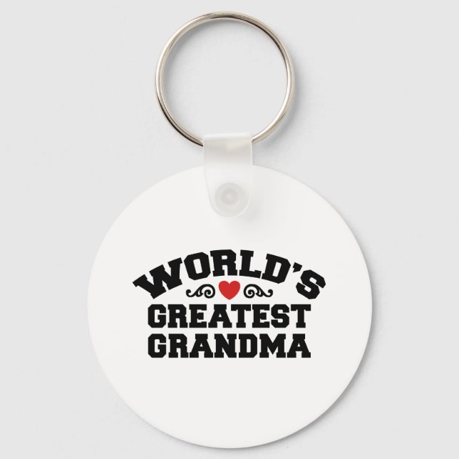 World's Greatest Grandma Key Ring (Front)
